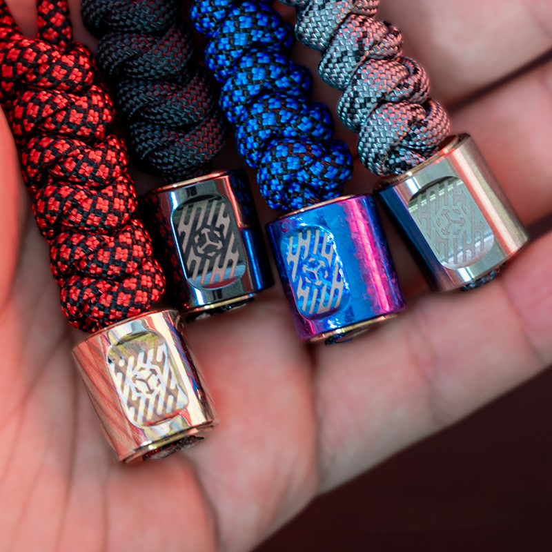 SpinCore-Titanium Fidget Pendant – Precision Spinner, EDC Necklace & Stress Reliever