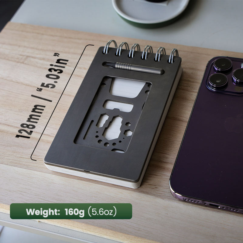 TiX Note: The Waterproof Titanium 12-in-1 Multi Notebook