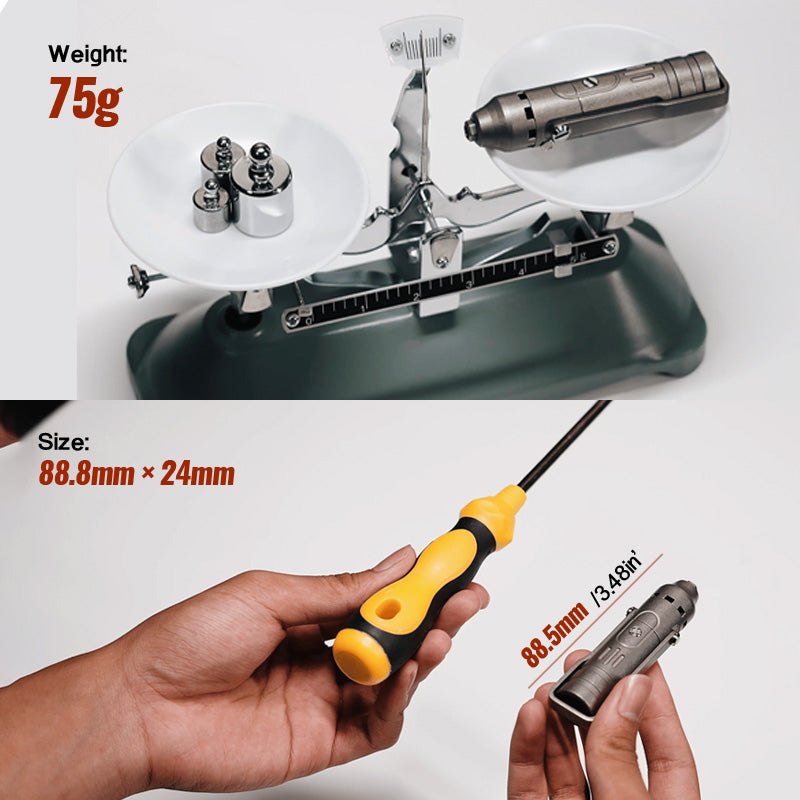 The GripNGo Driver | Titanium EDC Pocket Ratchet Screwdriver