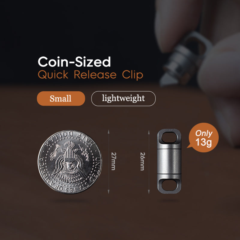 SnapCut, Magnetic Titanium Quick Release Keychain Connector