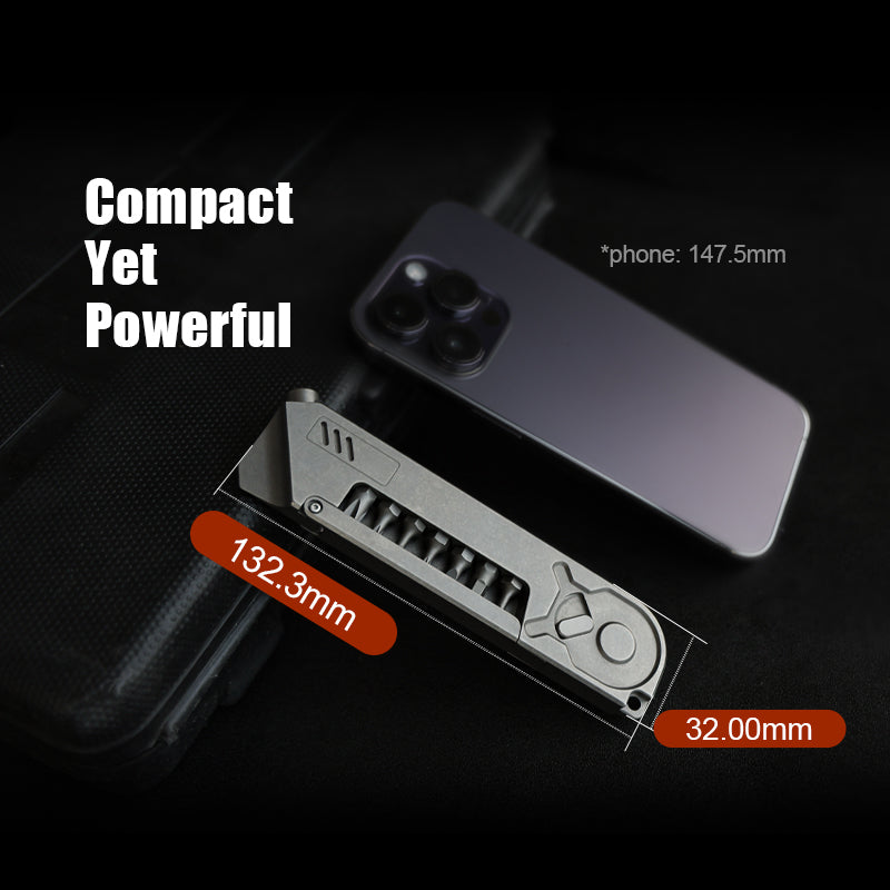 The UltraFix Driver: Titanium Magnetic Ratchet Screwdriver