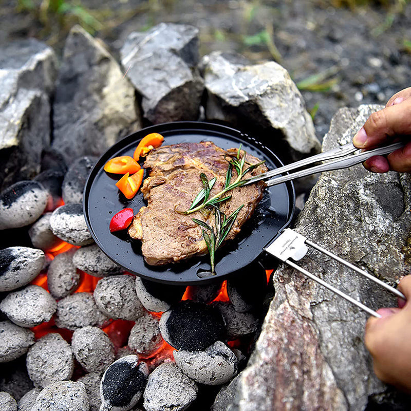 AeroTitan - Lightweight Foldable Titanium Skillet