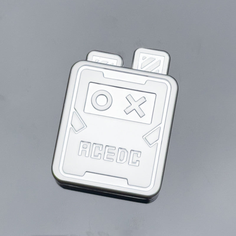 Bunny Slider EDC Toy:Typewriter-like Tactile Clicks Perpetual Spin