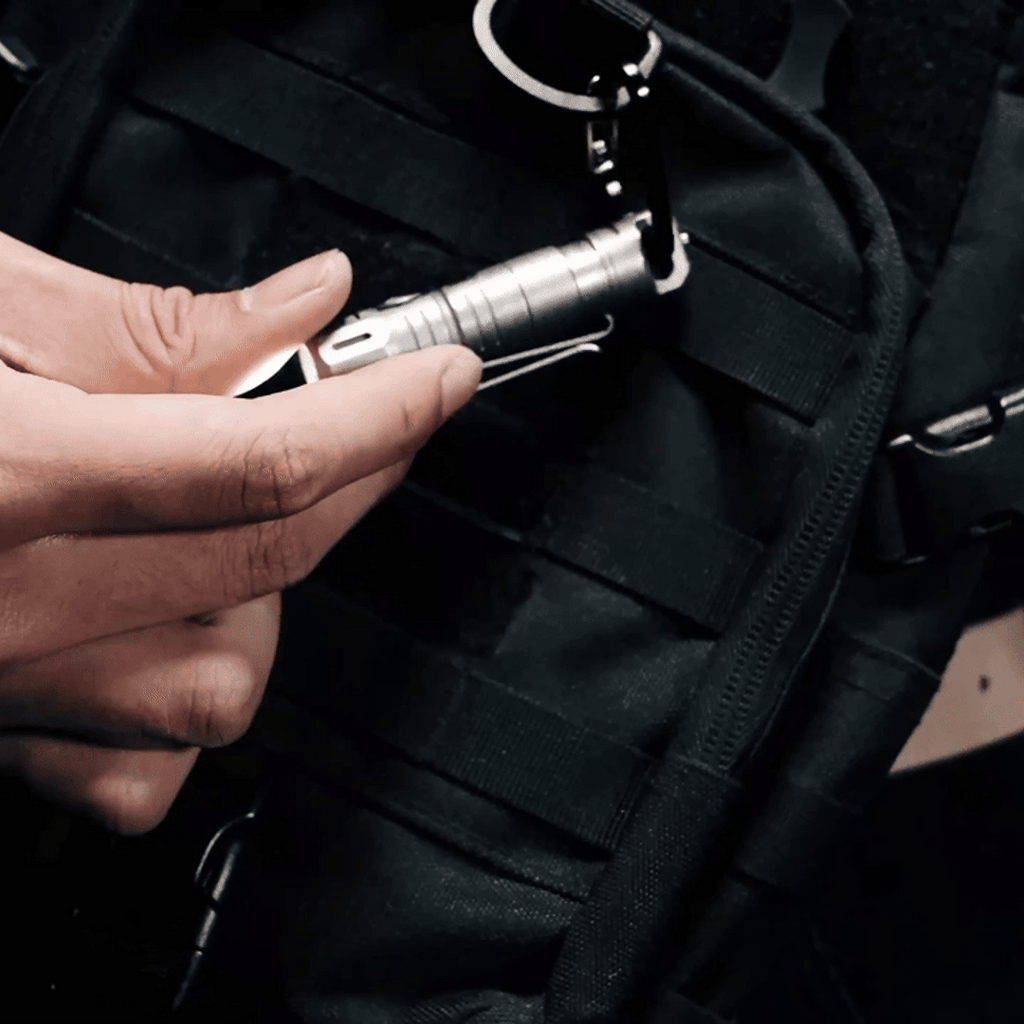 TwiLite - Titanium Magnetic Quick Release Flashlight