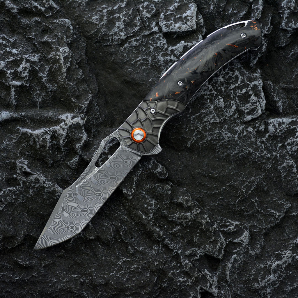 The Nightflare – VG10 Damascus EDC Folding Knife