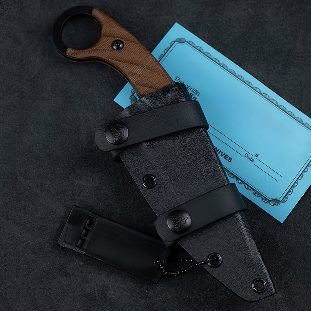 AshRidge – 1095 High-Carbon EDC Fixed Blade Knife