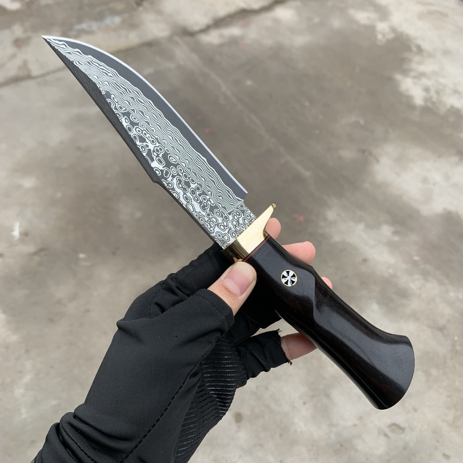 Backbone of Steel:SKD-11 Tri-Layer Hand-Forged Wilderness Survival Knife