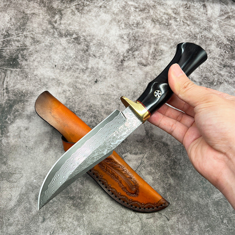 Backbone of Steel:SKD-11 Tri-Layer Hand-Forged Wilderness Survival Knife