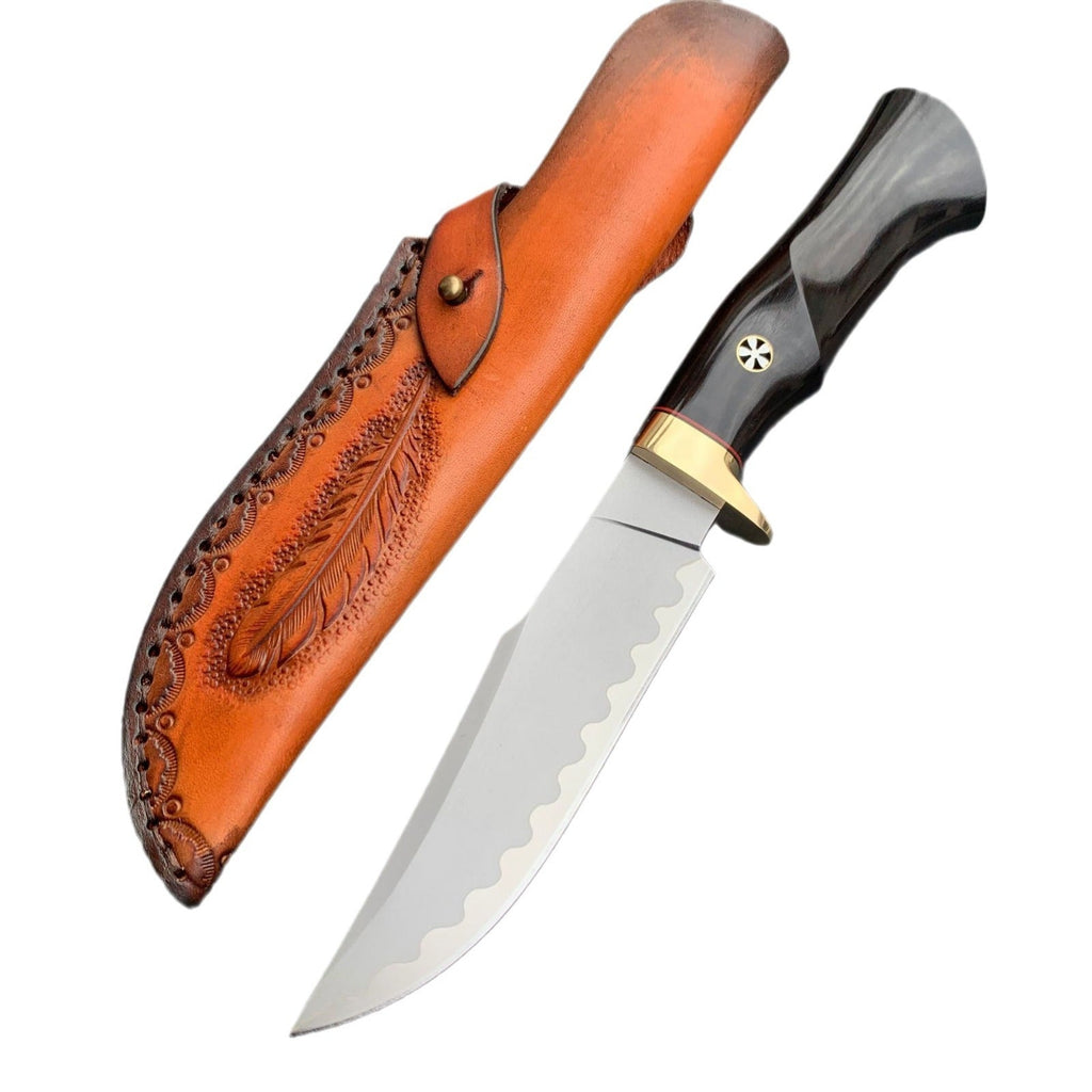 Backbone of Steel:SKD-11 Tri-Layer Hand-Forged Wilderness Survival Knife