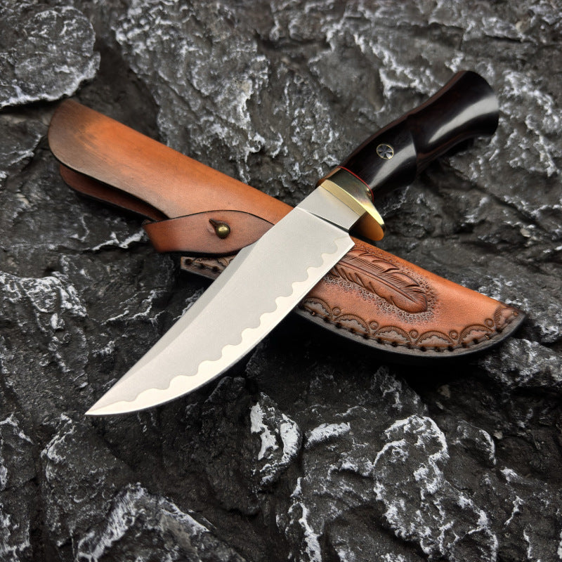 Backbone of Steel:SKD-11 Tri-Layer Hand-Forged Wilderness Survival Knife