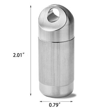 ADD-ONS：Titanium Waterproof EDC Pill Case