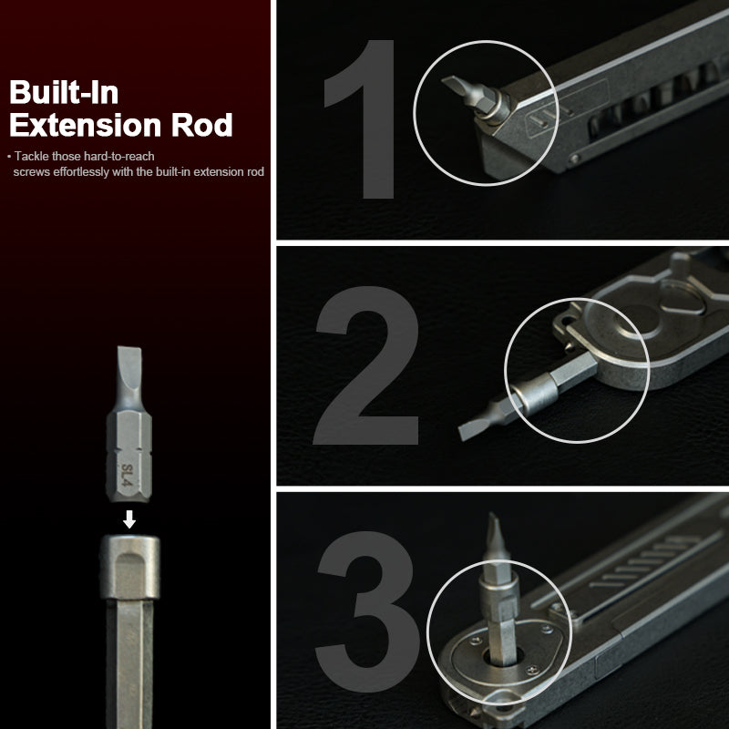 The UltraFix Driver: Titanium Magnetic Ratchet Screwdriver