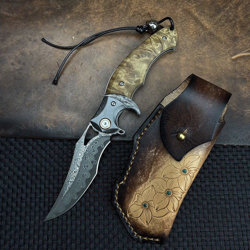 Shadowfang – VG10 Damascus Steel EDC Knife