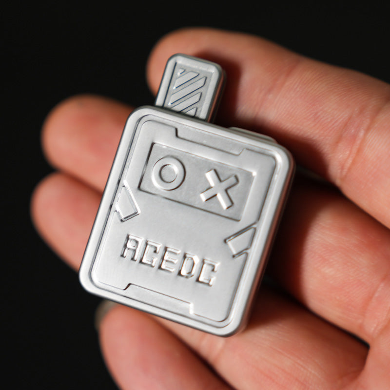 Bunny Slider EDC Toy:Typewriter-like Tactile Clicks Perpetual Spin