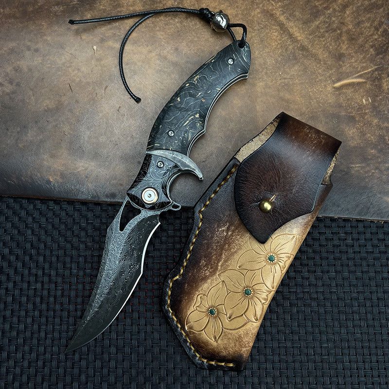 Shadowfang – VG10 Damascus Steel EDC Knife
