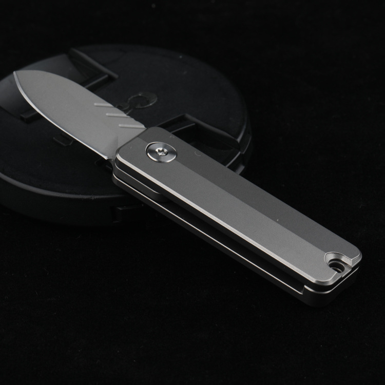 TiSpin Blade — Titanium Magnetic Fidget Utility Knife