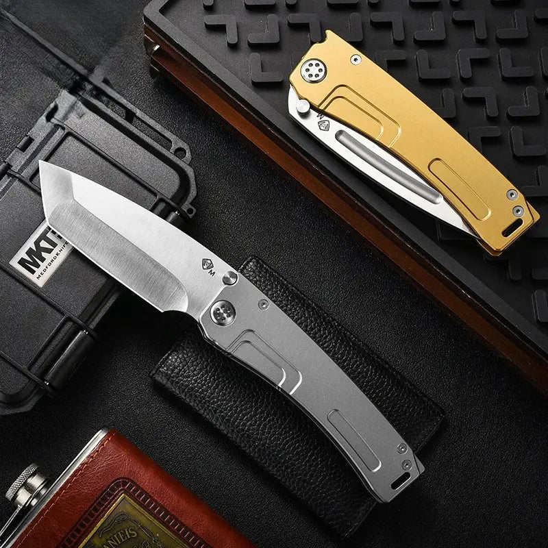 Iron Barber | Heavy-Duty D2 Steel Razor-Style Tactical Knife | Industrial EDC