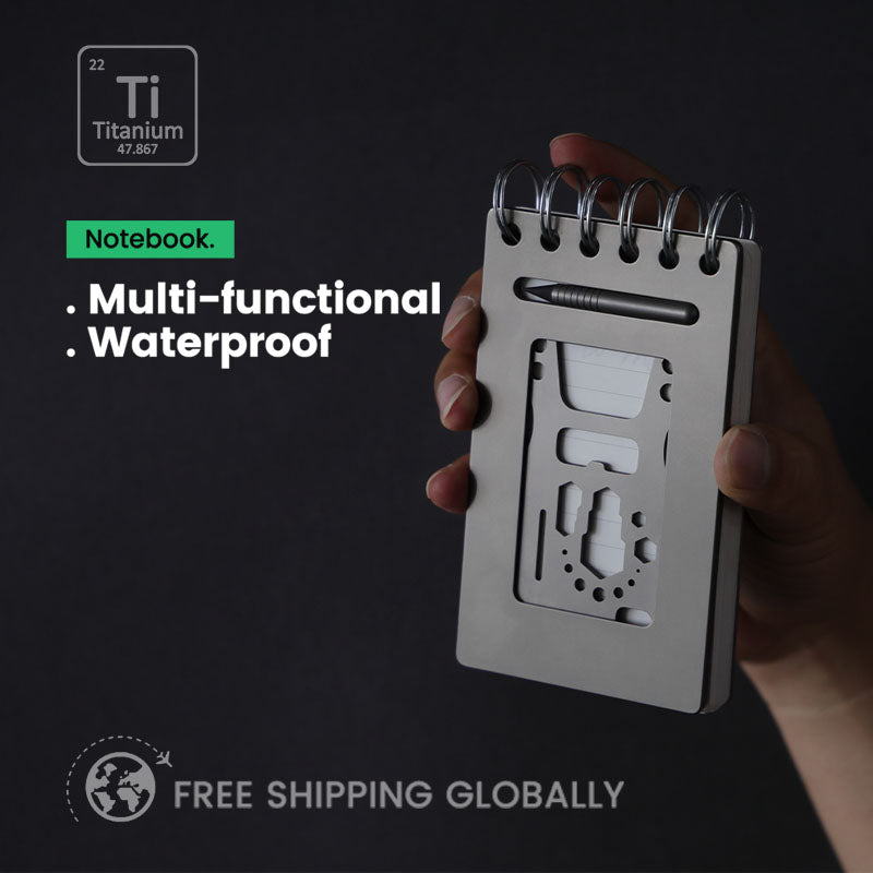TiX Note: The Waterproof Titanium 12-in-1 Multi Notebook