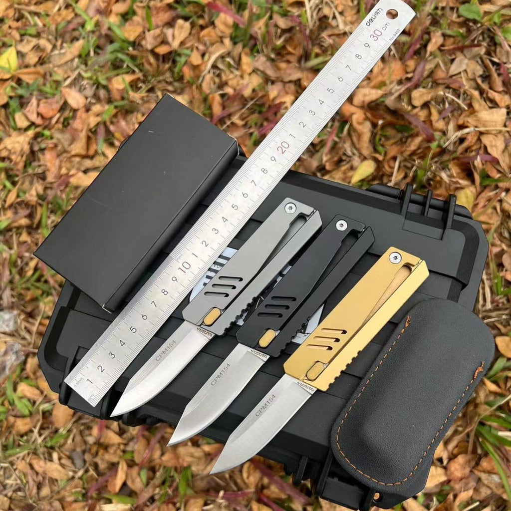 Lightning-Fast Gravity Knife – Al Alloy EDC Blade with One-Hand Opening