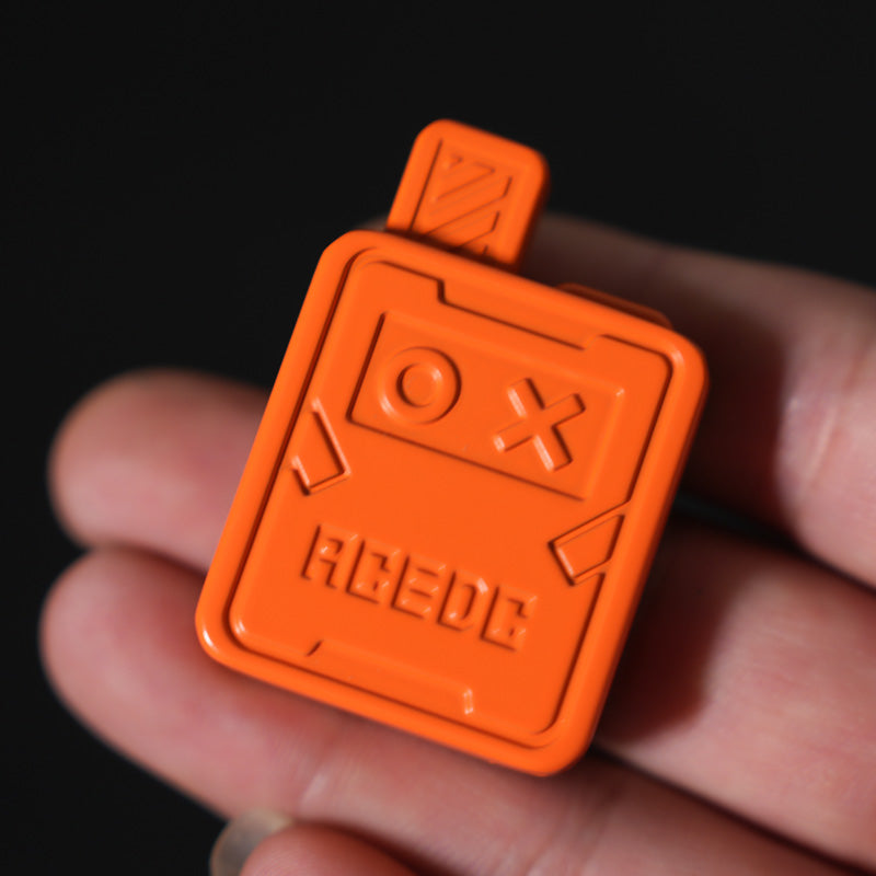 Bunny Slider EDC Toy:Typewriter-like Tactile Clicks Perpetual Spin