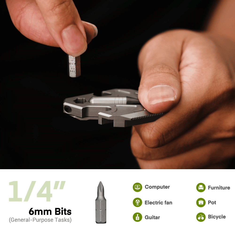 The Flounder 3.0 - Titanium EDC All-in-One Pendant