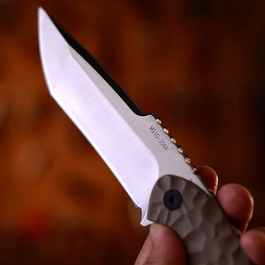 TitanForge VG10 – Heavy-Duty Tactical Camp Knife