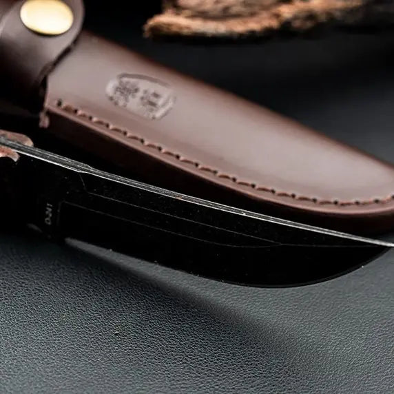 TimberForge Bushcraft Fixed Blade Knife – 5Cr15 Steel Outdoor Survival Knife