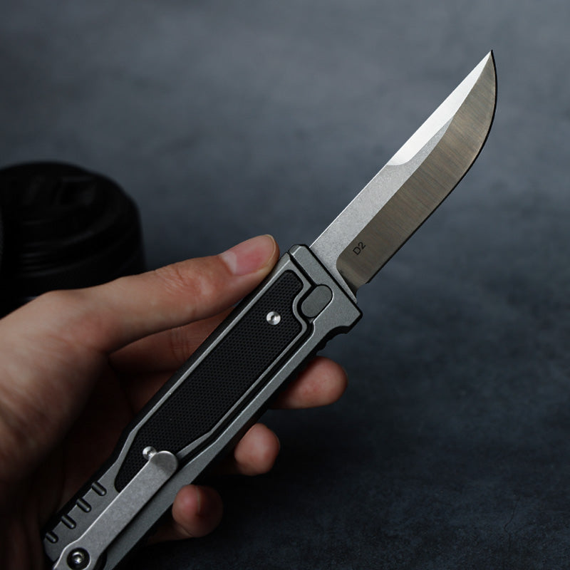 The ThornRazor – Gravity Knife with Selectable Blade Types | Aerospace Aluminum EDC Knife