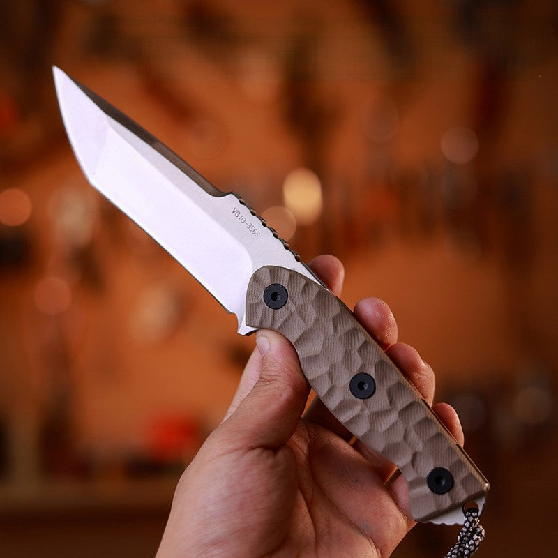 TitanForge VG10 – Heavy-Duty Tactical Camp Knife