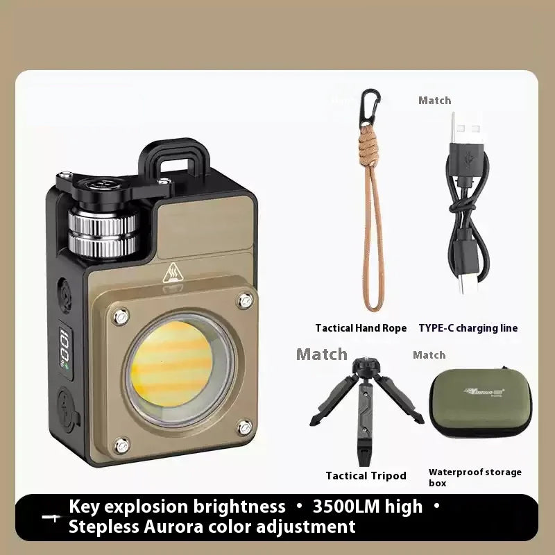 NovaFlare Camp LED Flashlight: 3500LM Magnetic & Rechargeable 5 Modes, 15H Runtime