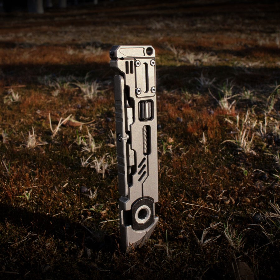 The PryMax 2.0: All-In-1 Titanium Multi-function Pry Bar