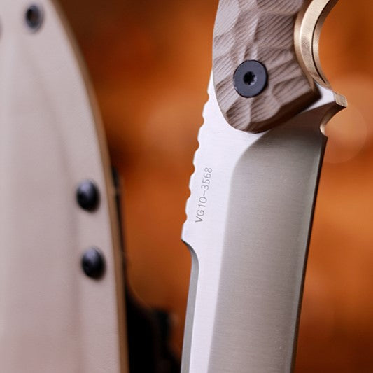 TitanForge VG10 – Heavy-Duty Tactical Camp Knife