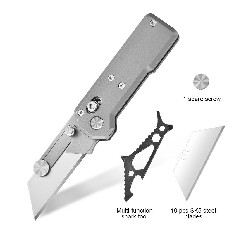 The ViperSlide: Heavy-Duty Multifunctional Folding Utility Knife