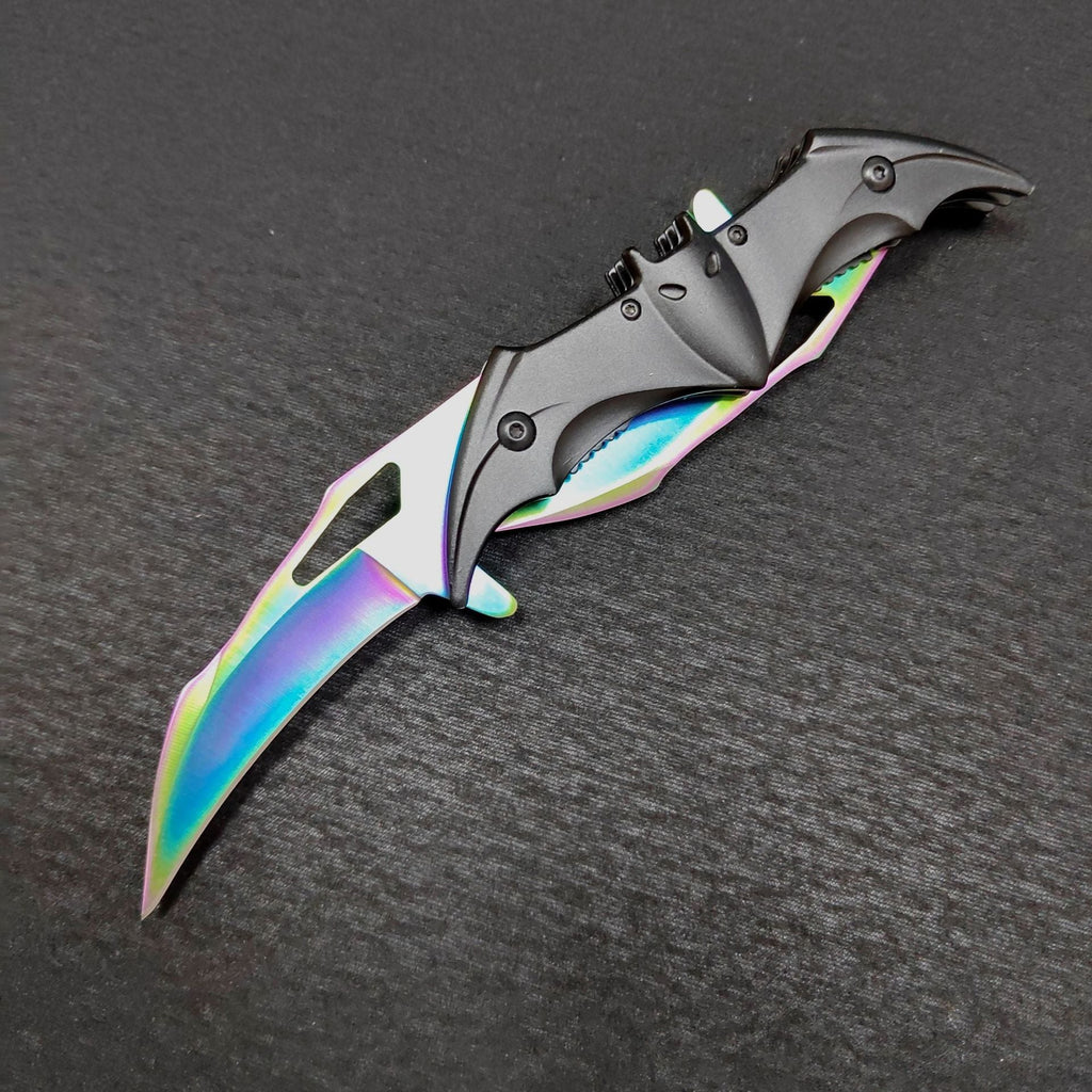 The Bat: 3cr13 Stainless Steel Double-sided Folding Knife