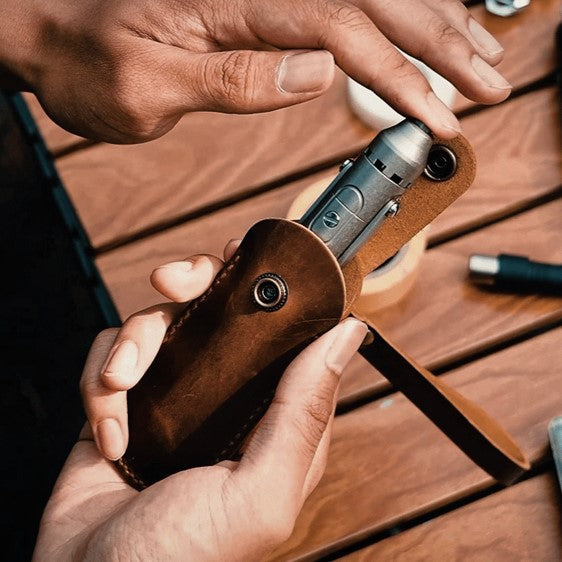 The GripNGo Driver | Titanium EDC Pocket Ratchet Screwdriver