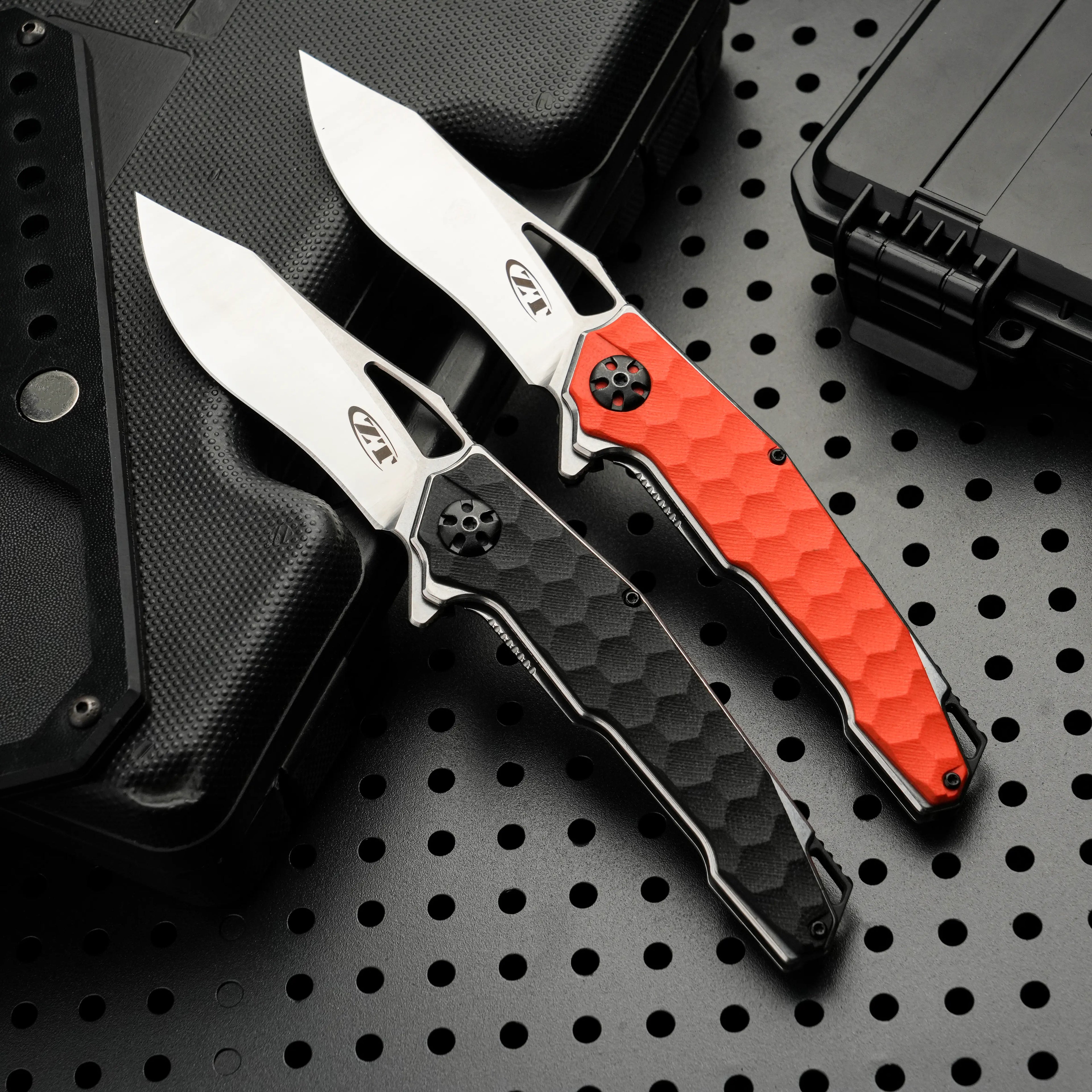 HexGrip G10 Folding Knife – 5Cr Stainless Steel EDC Flipper | Outdoor, Camping & Everyday Carry