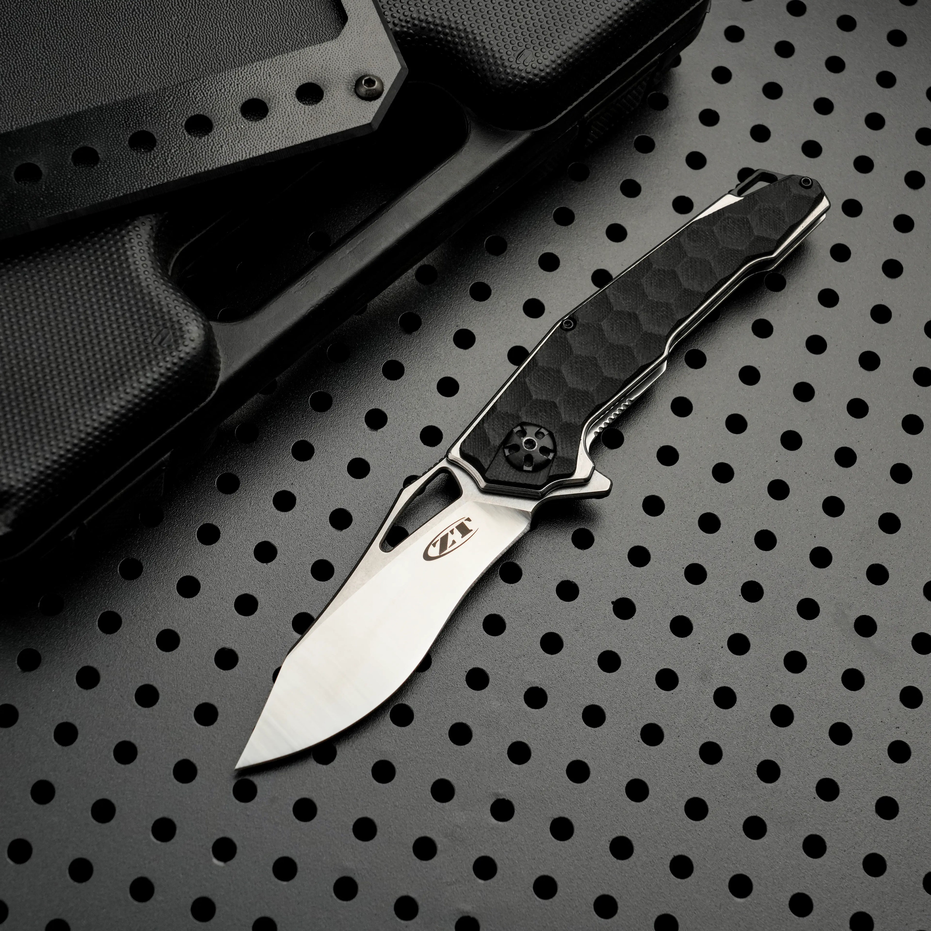 HexGrip G10 Folding Knife – 5Cr Stainless Steel EDC Flipper | Outdoor, Camping & Everyday Carry
