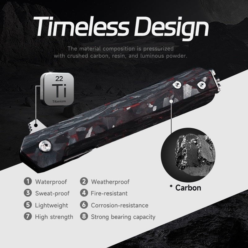 The SerpBlade: Titanium Pocket Utility Folding Scalpel Knife