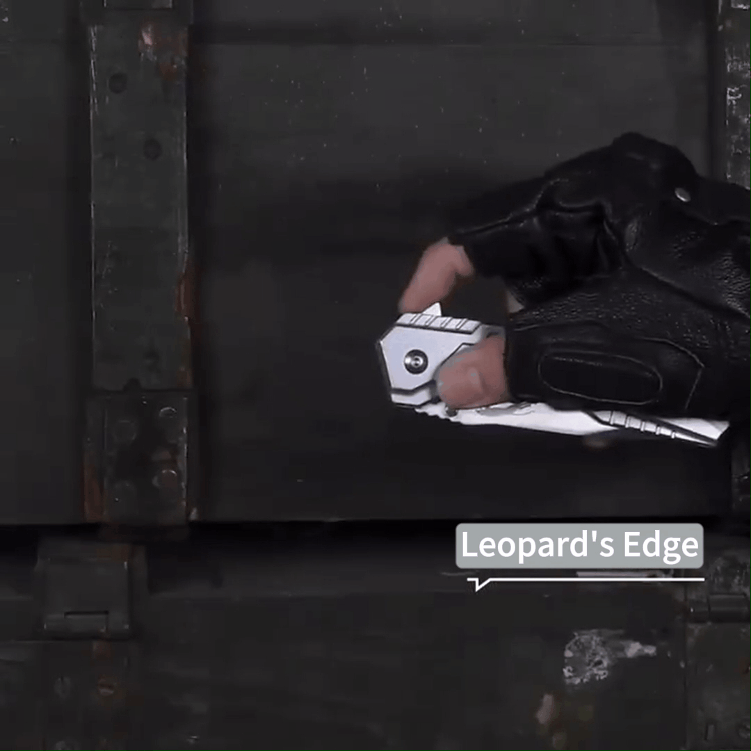 Leopard's Edge:  Stainless Steel Multipurpose Pocket Knife