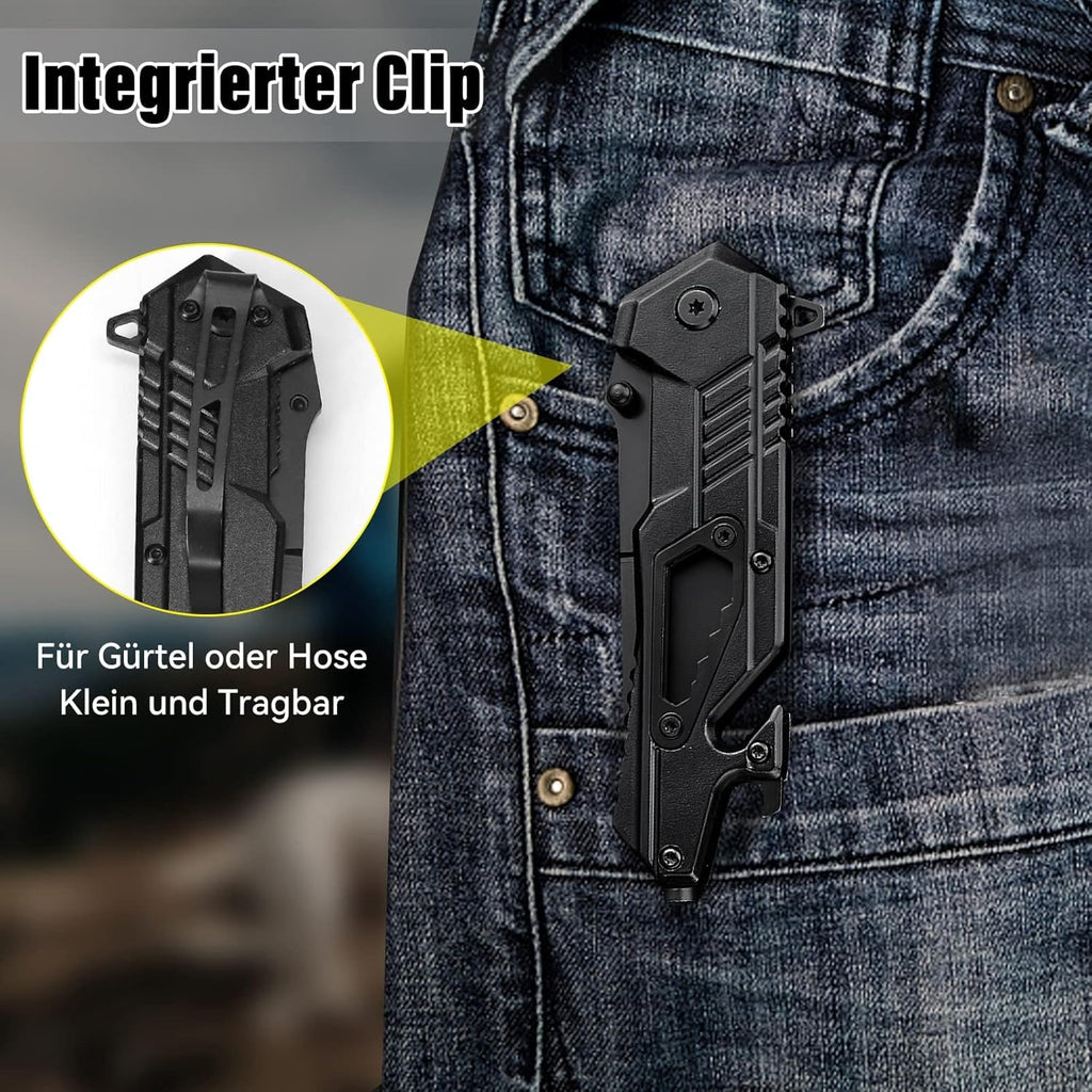 Leopard's Edge:  Stainless Steel Multipurpose Pocket Knife