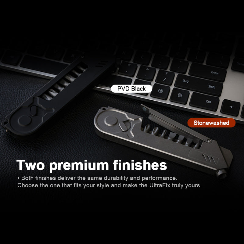 The UltraFix Driver: Titanium Magnetic Ratchet Screwdriver