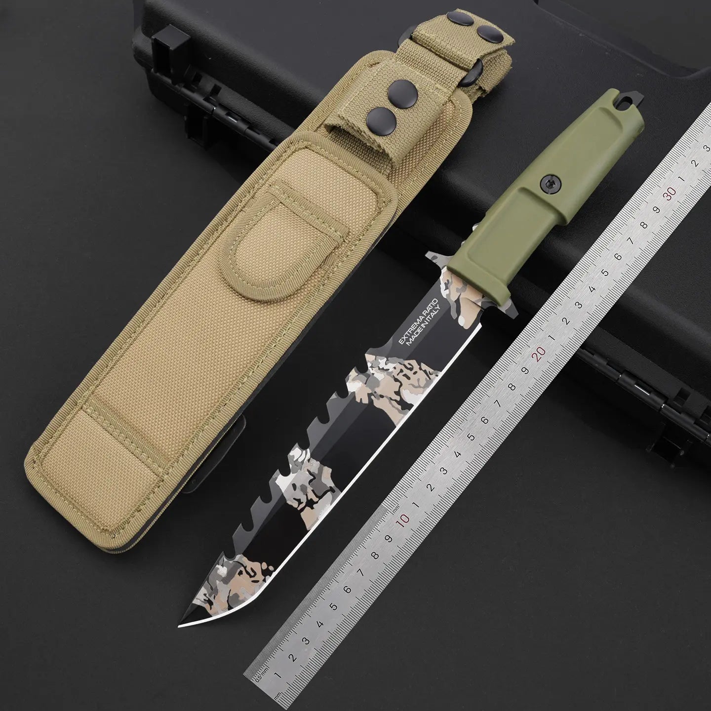 Geotech Harpoon Elite – Tactical Tanto Survival Spear-Knife | 13.8" N690Co Steel