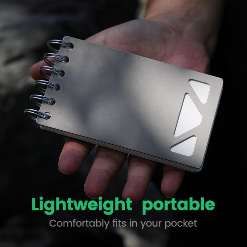 TiX Note: The Waterproof Titanium 12-in-1 Multi Notebook