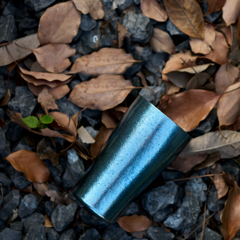 Aurora Cup – Double-Wall Titanium Crystal Beer Camping Mug