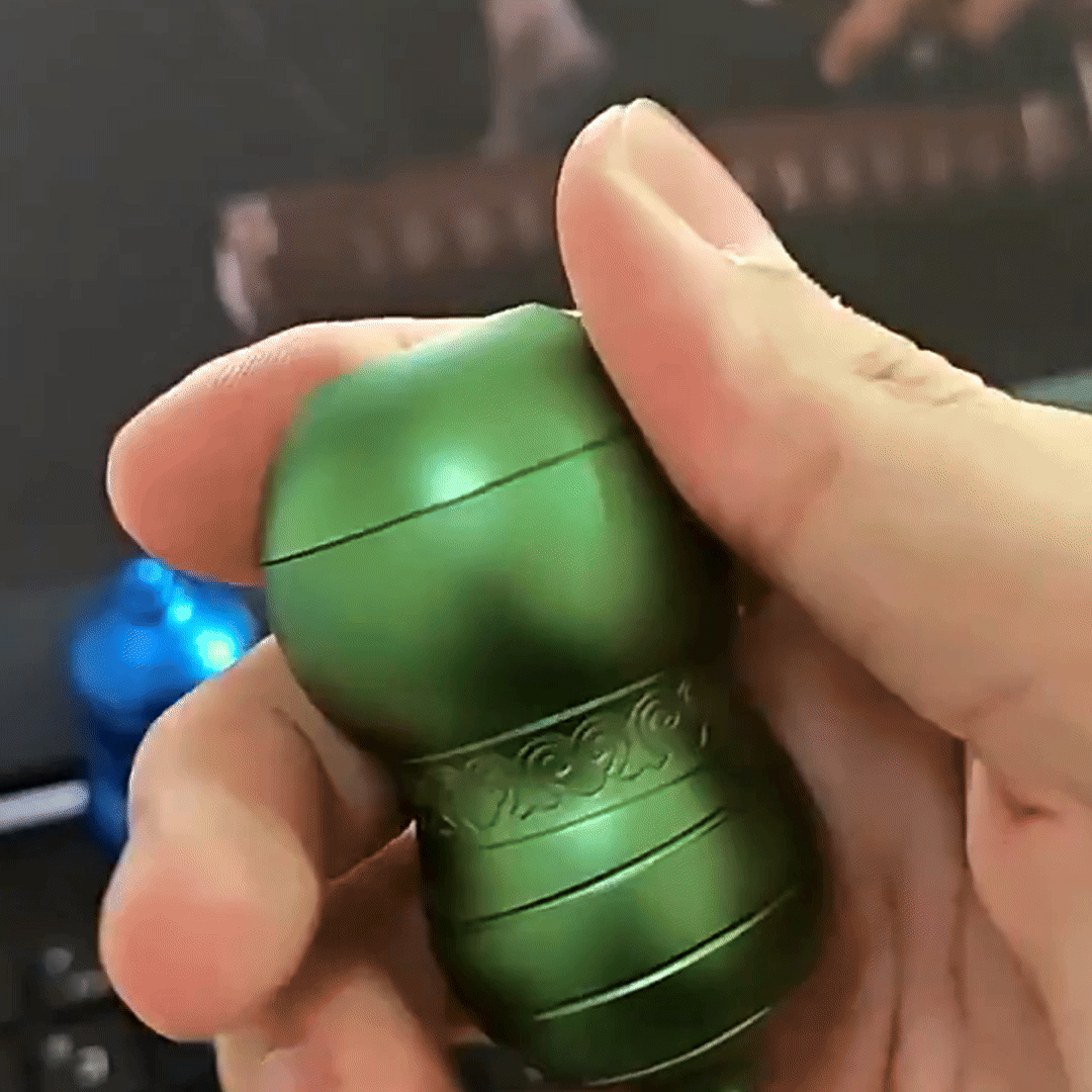 Cosmic Gourd:EDC Fidget Toy with Stellar Rhythm Spinner