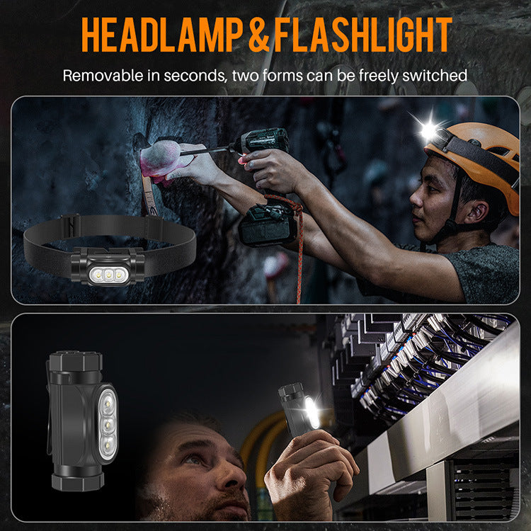 UltraBright 1150 Lumen Outdoor Headlamp: 6 Modes, Waterproof, Rechargeable Flashlight