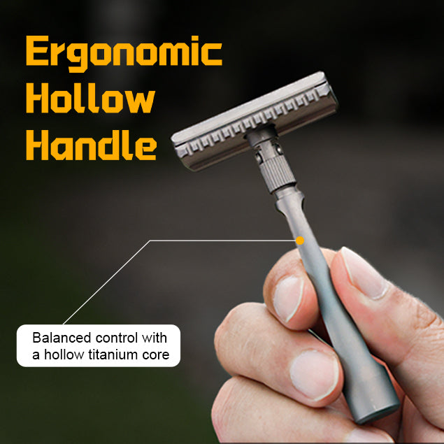 ModuRazor V2 - Portable Travel-Ready Titanium Razor