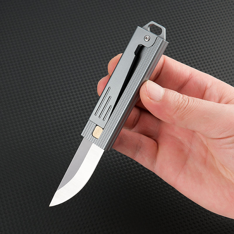 Gravity Flick – Tactical D2 Steel EDC Knife with Aluminum Handle