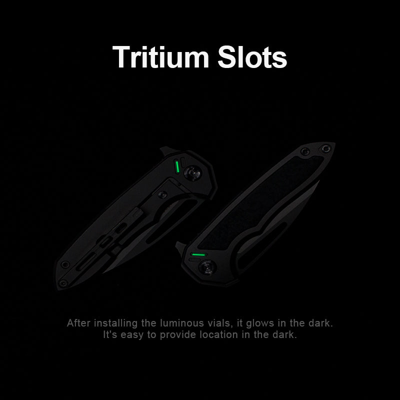 The Cicada Knife: Ti Handle with M390 Blade EDC Knife