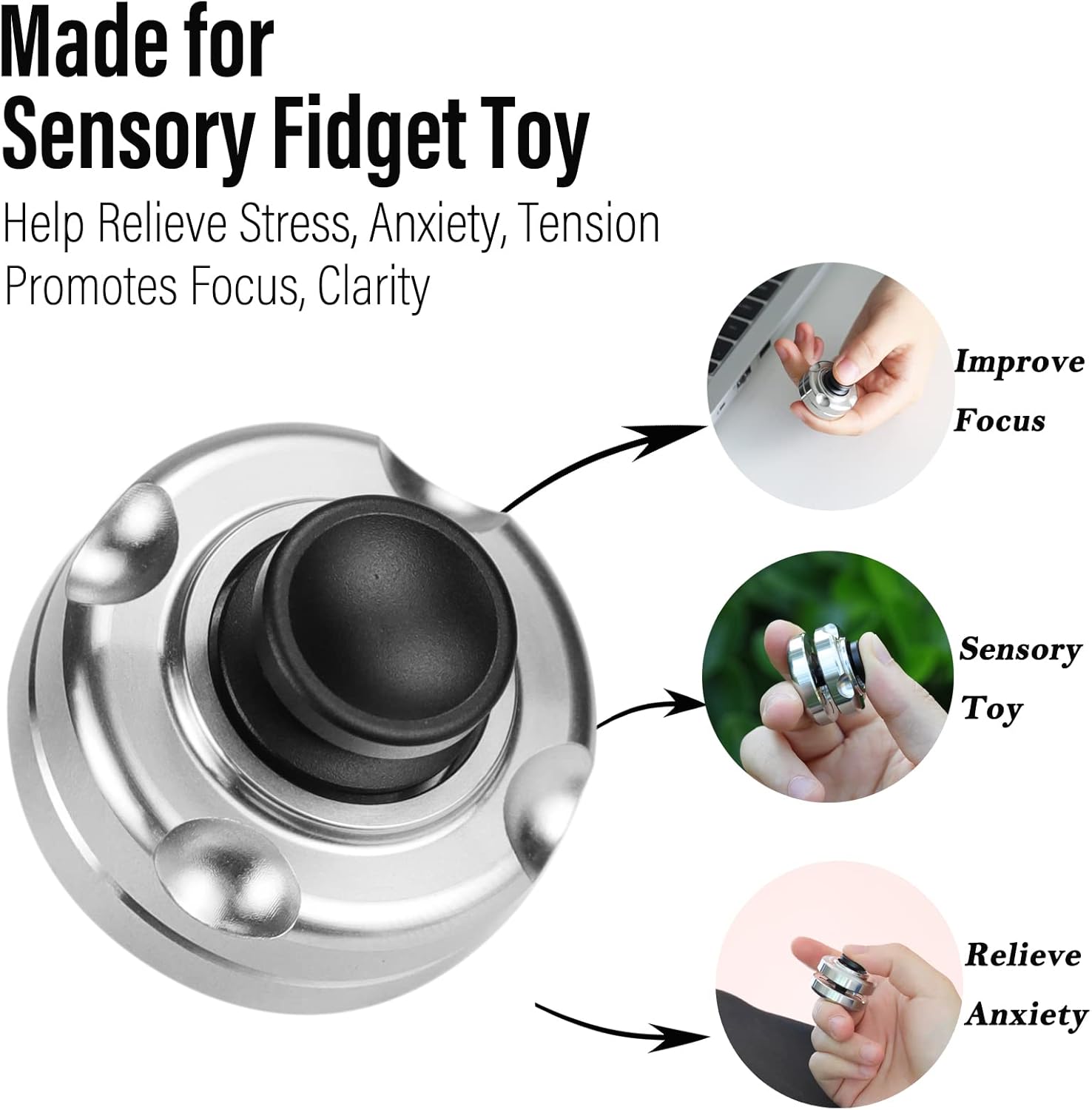 ScaleSpinner：Stainless Steel Fidget Spinner